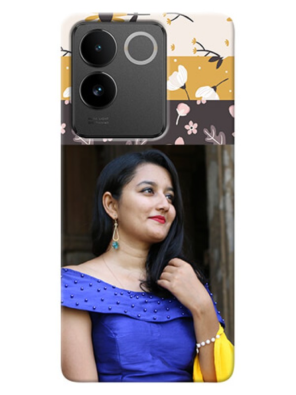 Custom Vivo T2 Pro 5G mobile cases online: Stylish Floral Design