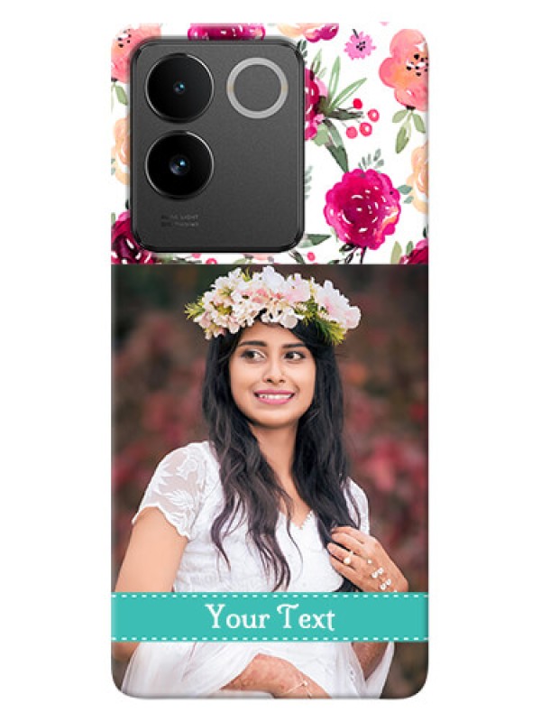 Custom Vivo T2 Pro 5G Personalized Mobile Cases: Watercolor Floral Design