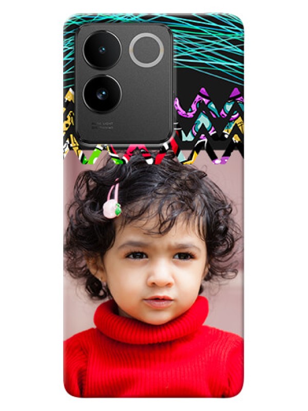 Custom Vivo T2 Pro 5G personalized phone covers: Neon Abstract Design