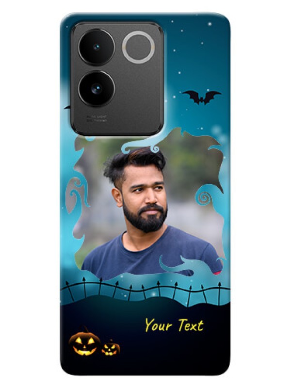 Custom Vivo T2 Pro 5G Personalised Phone Cases: Halloween frame design