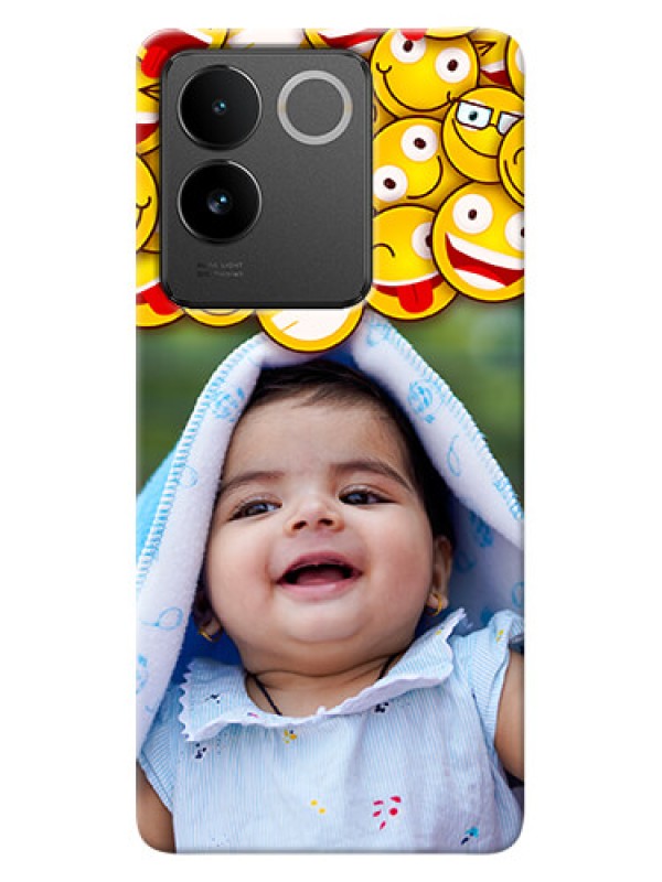 Custom Vivo T2 Pro 5G Custom Phone Cases with Smiley Emoji Design