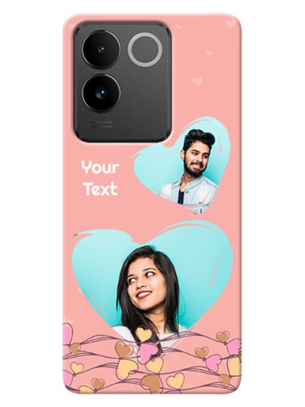 Custom Vivo T2 Pro 5G customized phone cases: Love Doodle Design