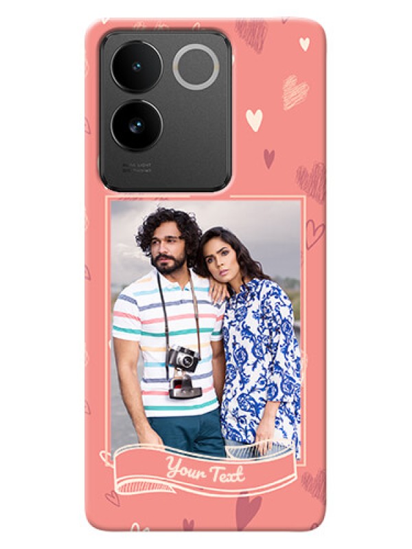 Custom Vivo T2 Pro 5G custom mobile phone cases: love doodle art Design