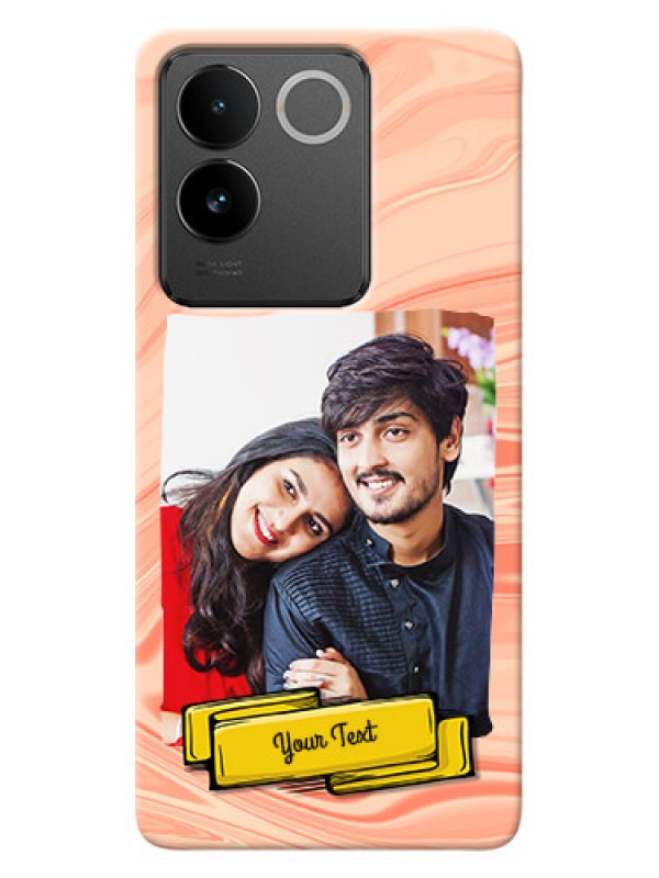 Custom Vivo T2 Pro 5G Customized Phone Cases: Marble Texture Design