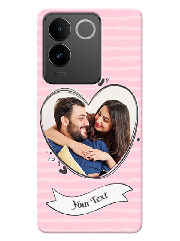 Custom Vivo T2 Pro 5G custom mobile phone covers: Vintage Heart Design