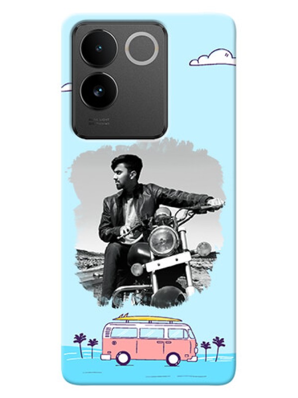 Custom Vivo T2 Pro 5G Mobile Covers Online: Travel & Adventure Design