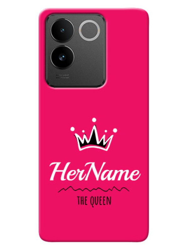 Custom Vivo T2 Pro 5G Queen Phone Case with Name