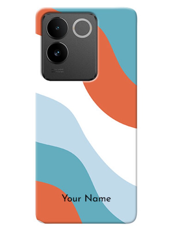 Custom Vivo T2 Pro 5G Custom Mobile Case with coloured Waves Design