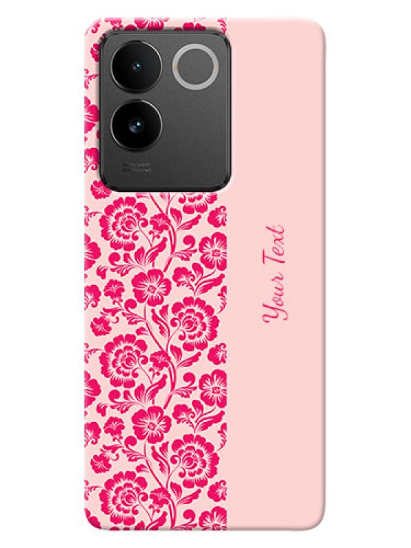 Custom Vivo T2 Pro 5G Custom Phone Case with Attractive Floral Pattern Design