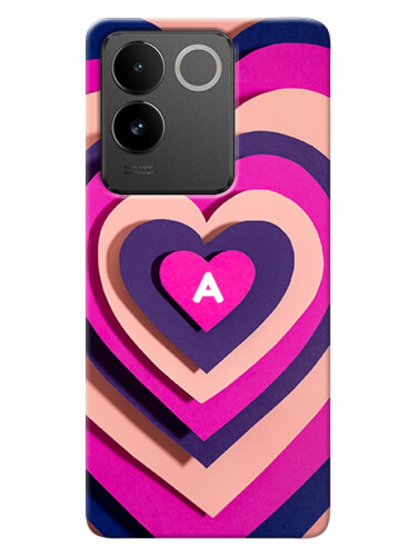 Custom Vivo T2 Pro 5G Custom Mobile Case with Cute Heart Pattern Design