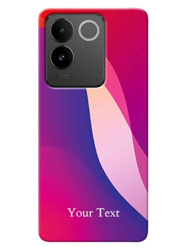 Custom Vivo T2 Pro 5G Personalized Phone Case with Digital abstract Overlap Design