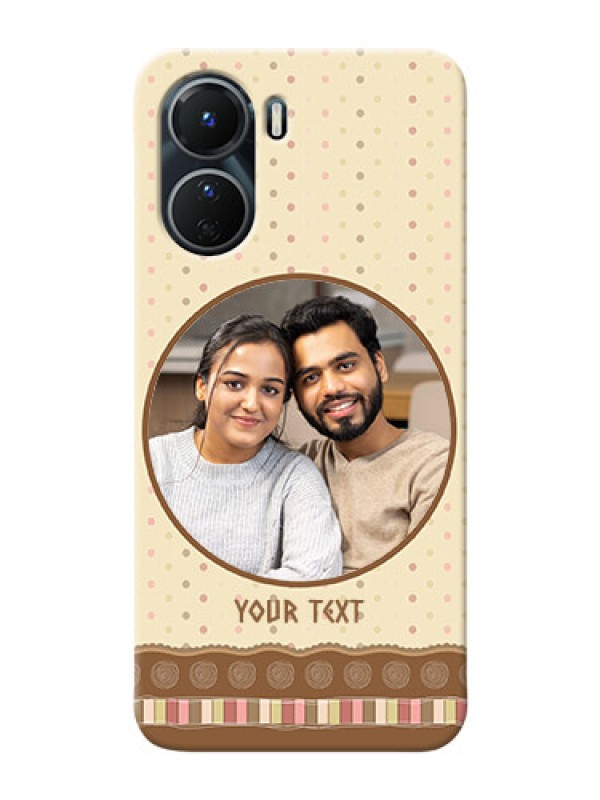 Custom Vivo T2x 5G Mobile Cases: Brown Dotted Mobile Case Design