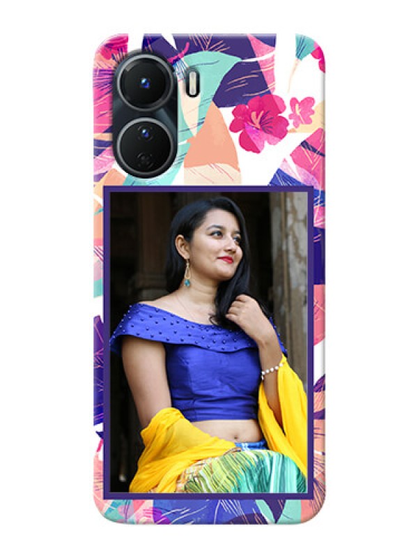 Custom Vivo T2x 5G Personalised Phone Cases: Abstract Floral Design