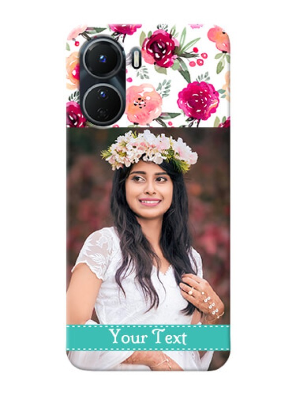 Custom Vivo T2x 5G Personalized Mobile Cases: Watercolor Floral Design