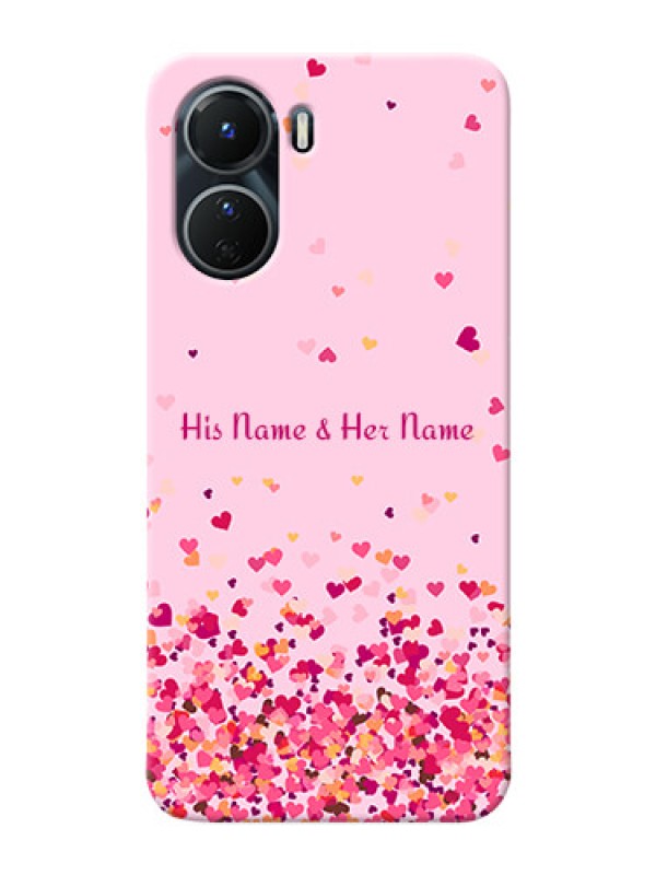 Custom Vivo T2X 5G Phone Back Covers: Floating Hearts Design