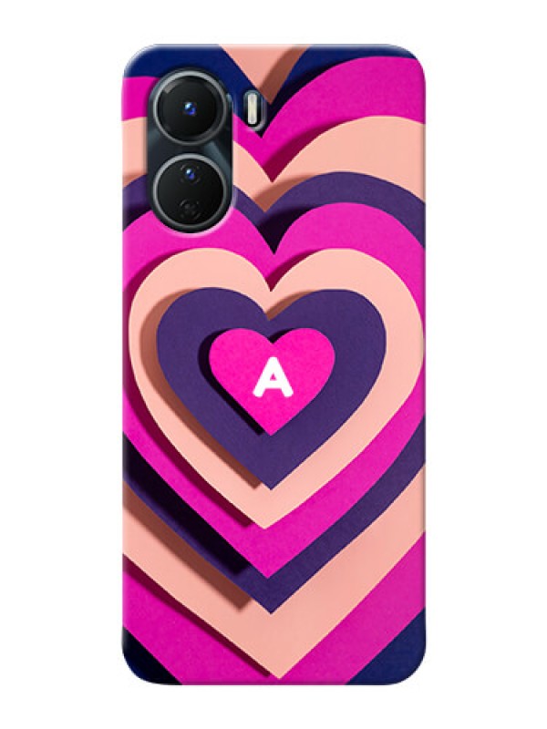 Custom Vivo T2X 5G Custom Mobile Case with Cute Heart Pattern Design