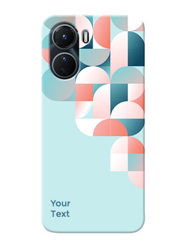 Custom Vivo T2X 5G Back Covers: Stylish Semi-circle Pattern Design