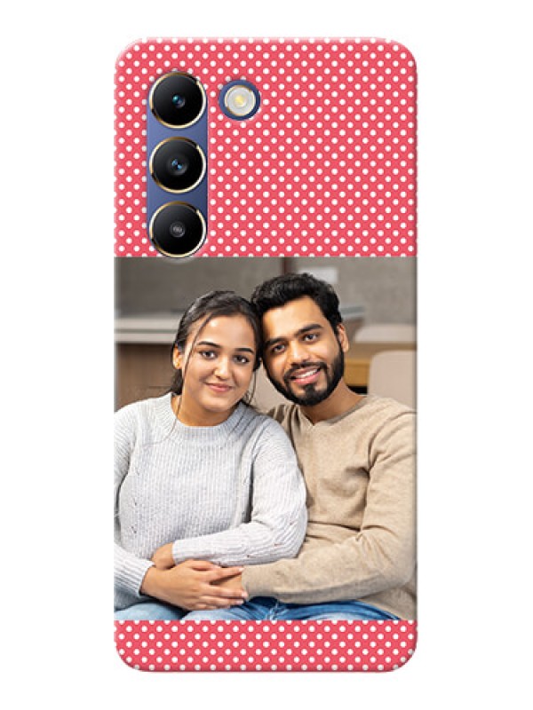 Custom Vivo T3 5G Custom Mobile Case with White Dotted Design