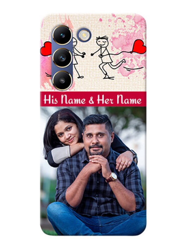 Custom Vivo T3 5G phone back covers: You and Me Case Design