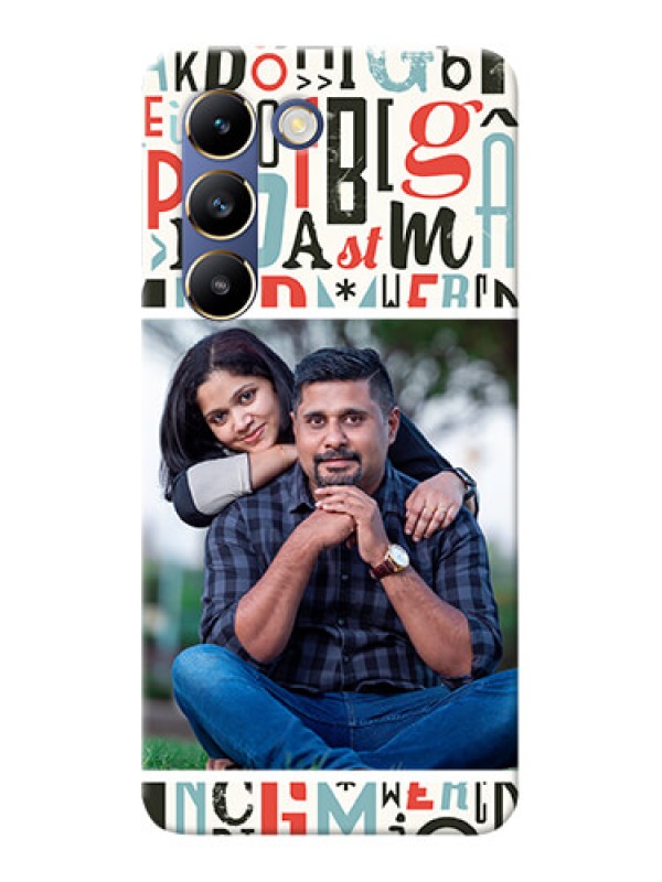 Custom Vivo T3 5G custom mobile phone covers: Alphabet Design