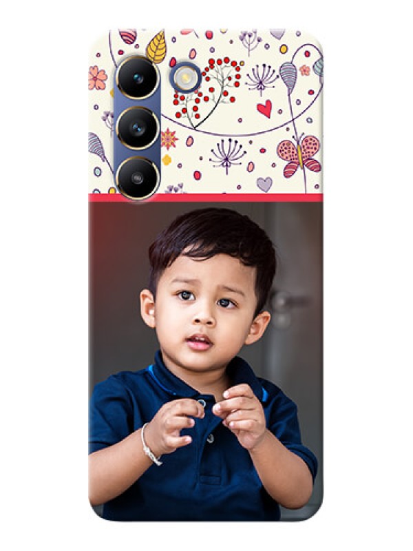 Custom Vivo T3 5G phone back covers: Premium Floral Design