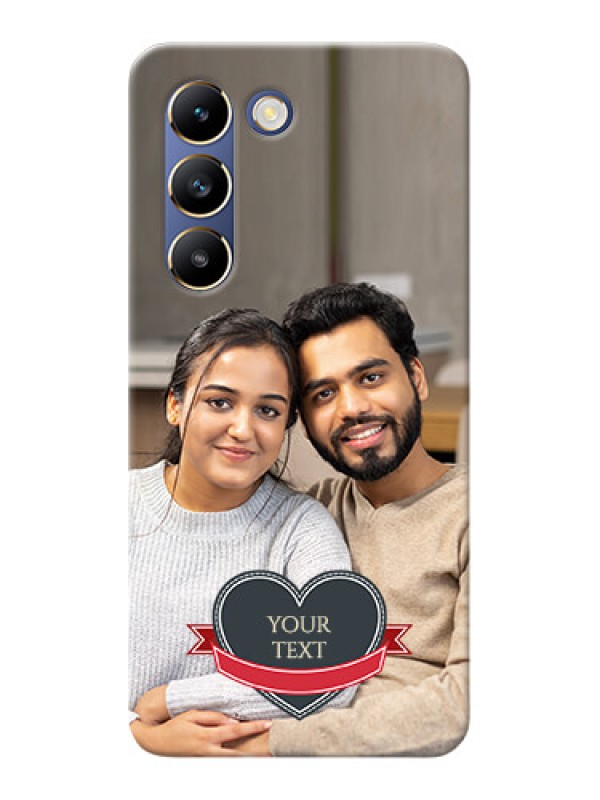 Custom Vivo T3 5G mobile back covers online: Just Married Couple Design