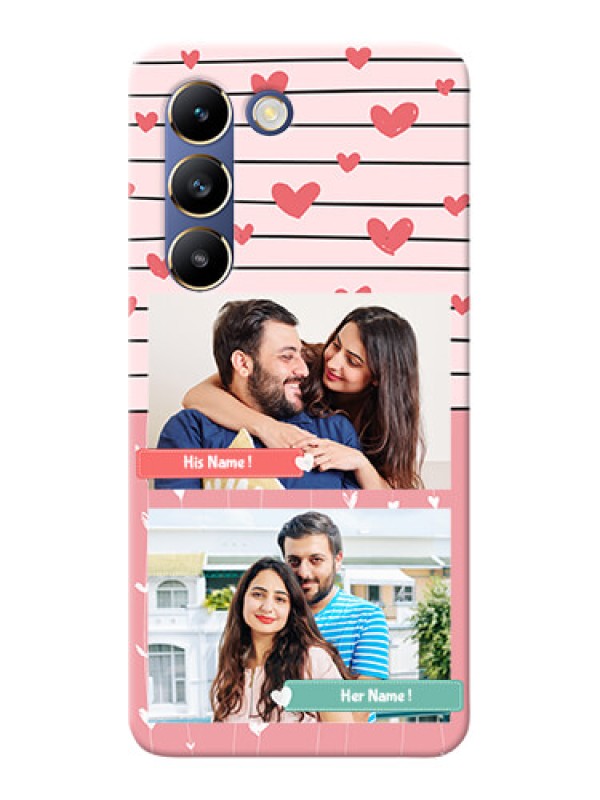 Custom Vivo T3 5G custom mobile covers: Photo with Heart Design
