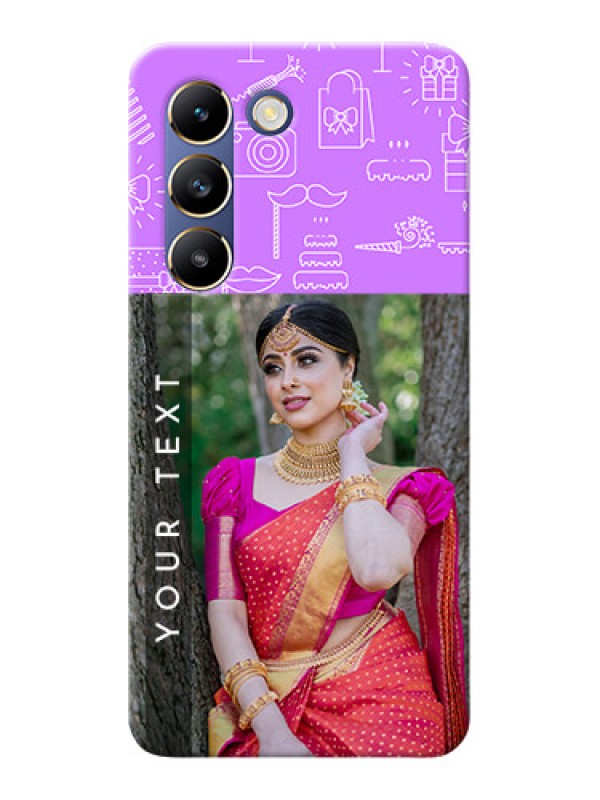 Custom Vivo T3 5G Personalized Phone Cases: Birthday Icons Design