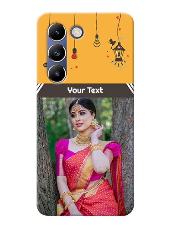 Custom Vivo T3 5G custom back covers with Family Picture and Icons