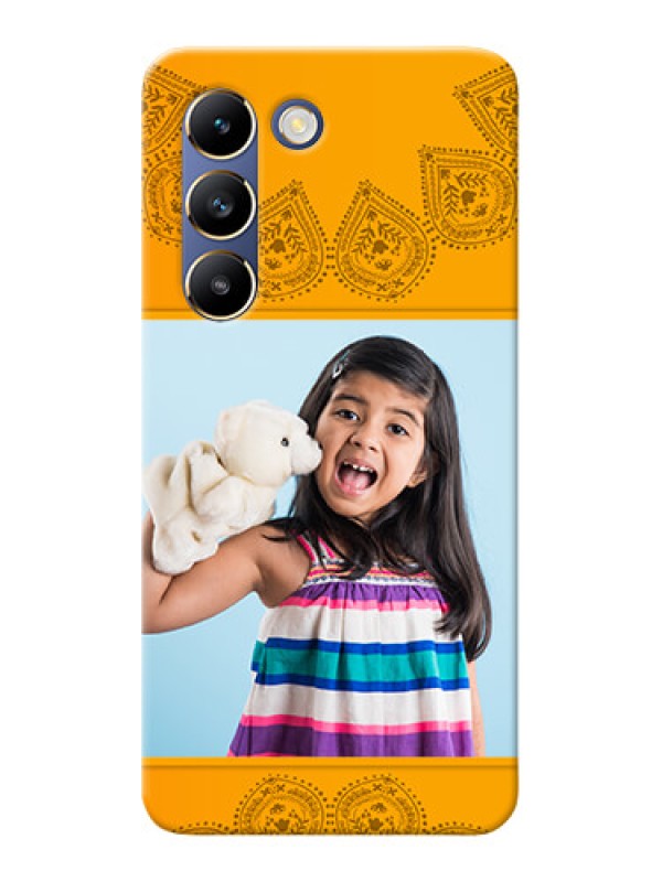 Custom Vivo T3 5G custom mobile back covers: Photo Wedding Design