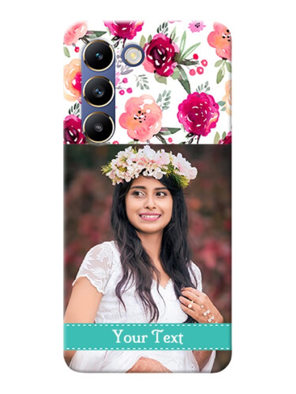 Custom Vivo T3 5G Personalized Mobile Cases: Watercolor Floral Design