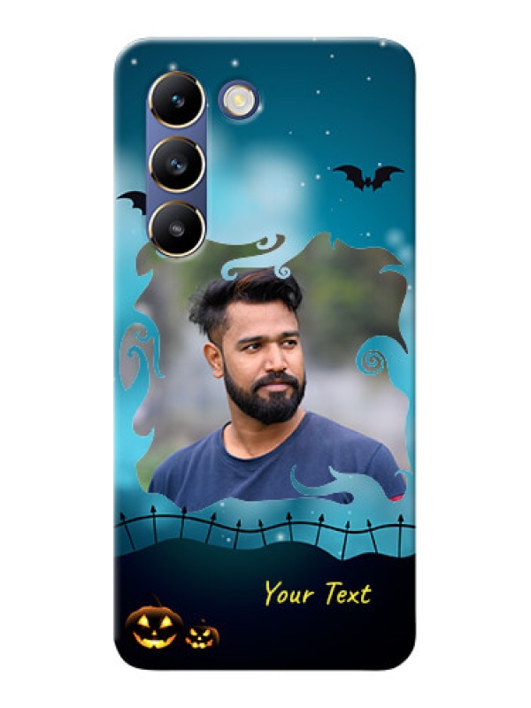 Custom Vivo T3 5G Personalised Phone Cases: Halloween frame design