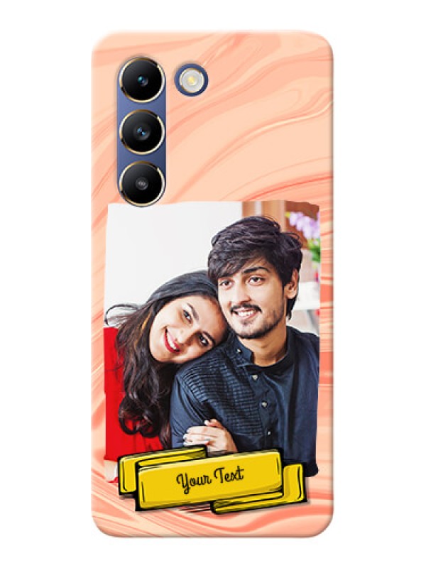 Custom Vivo T3 5G Customized Phone Cases: Marble Texture Design