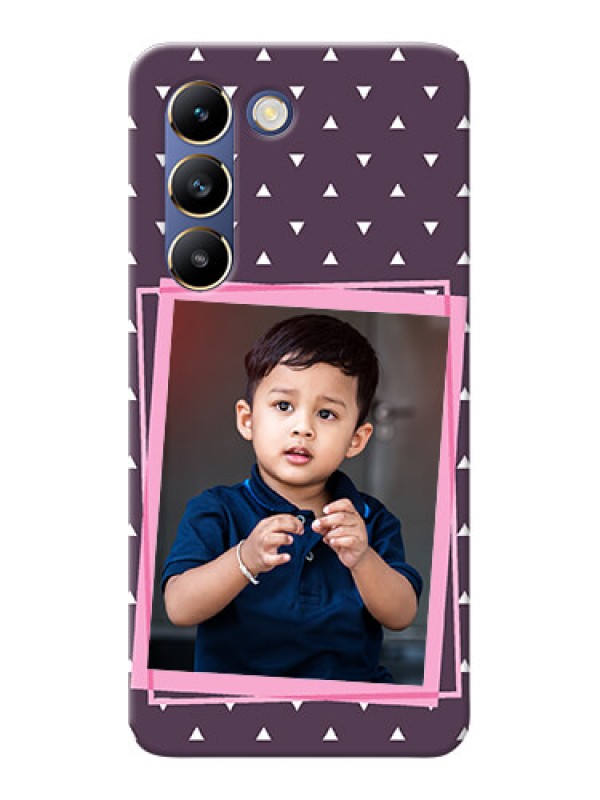 Custom Vivo T3 5G Phone Cases: Triangle Pattern Dotted Design