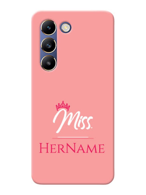 Custom Vivo T3 5G Custom Phone Case Mrs with Name