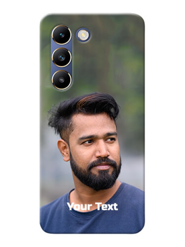 Custom Vivo T3 5G Mobile Cover: Photo with Text