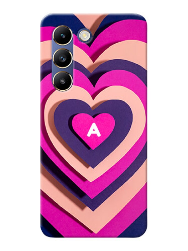 Custom Vivo T3 5G Custom Mobile Case with Cute Heart Pattern Design