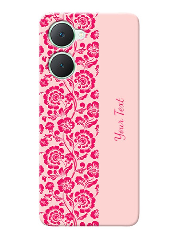 Custom Vivo T3 Lite 5G Custom Phone Case with Attractive Floral Pattern Design