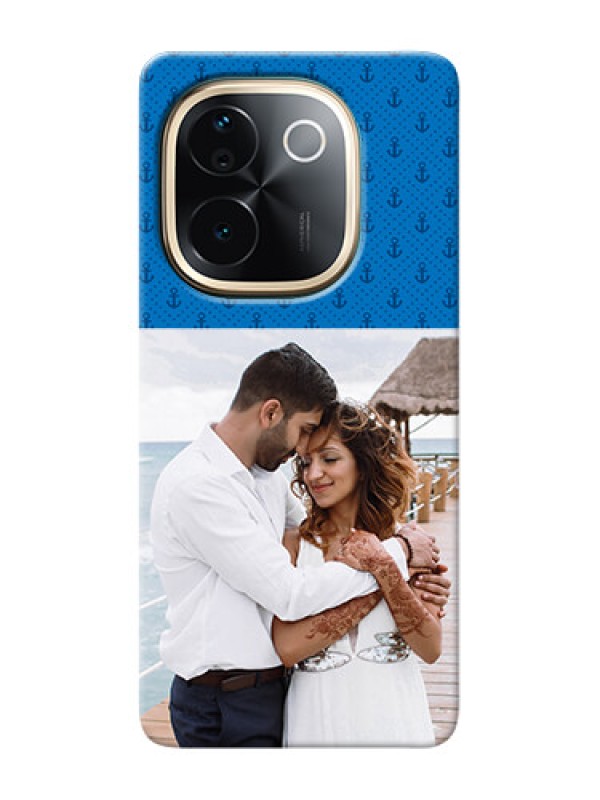 Custom Vivo T3 Pro 5G Mobile Phone Covers: Blue Anchors Design