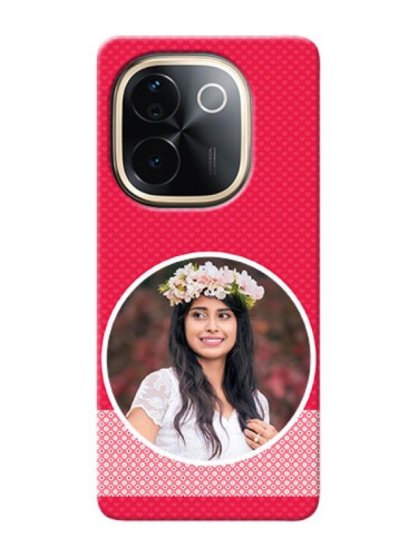 Custom Vivo T3 Pro 5G Mobile Covers Online: Pink Pattern Design