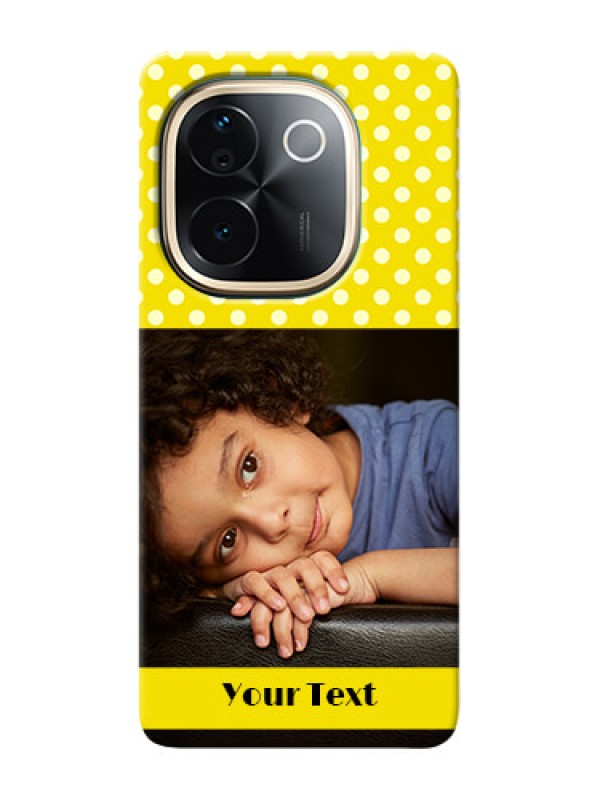 Custom Vivo T3 Pro 5G Custom Mobile Covers: Bright Yellow Case Design
