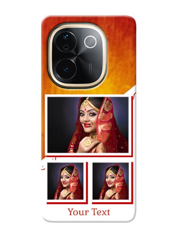 Custom Vivo T3 Pro 5G Personalised Phone Cases: Wedding Memories Design