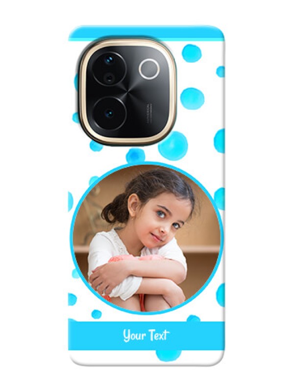 Custom Vivo T3 Pro 5G Custom Phone Covers: Blue Bubbles Pattern Design