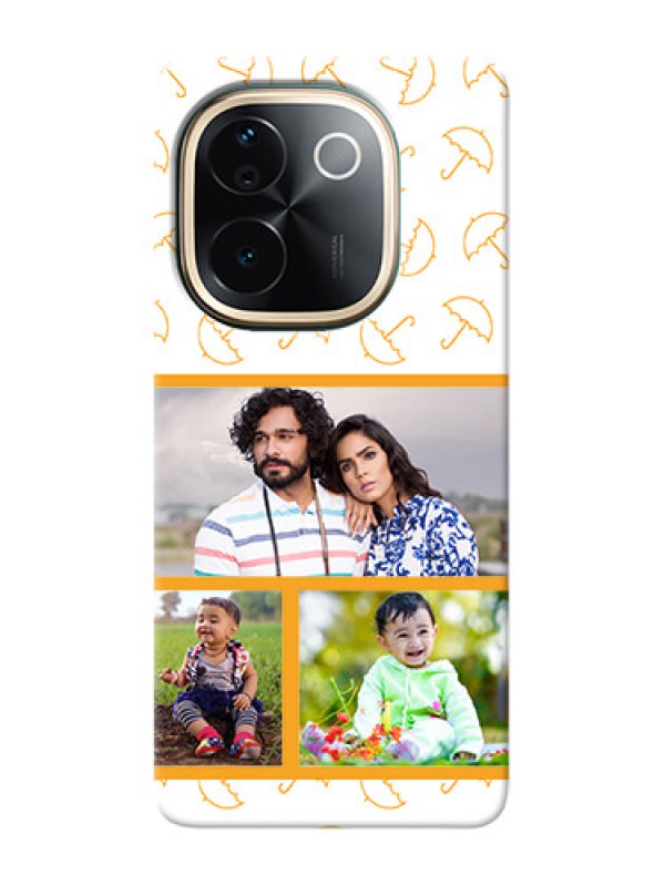 Custom Vivo T3 Pro 5G Personalised Phone Cases: Yellow Pattern Design