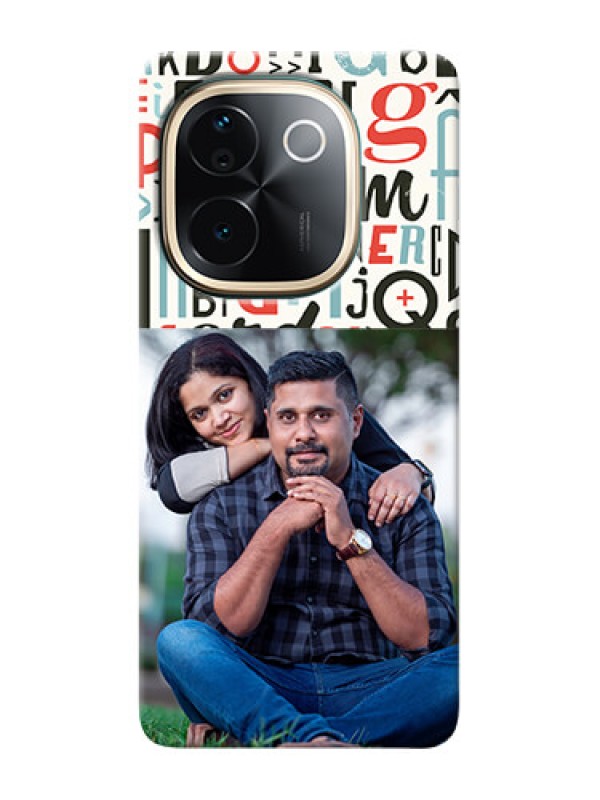 Custom Vivo T3 Pro 5G custom mobile phone covers: Alphabet Design