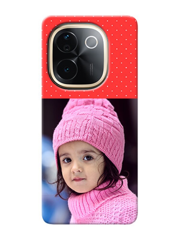 Custom Vivo T3 Pro 5G personalised phone covers: Red Pattern Design