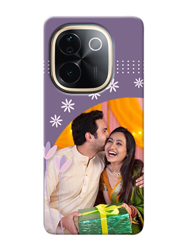 Custom Vivo T3 Pro 5G Phone covers for girls: lavender flowers design