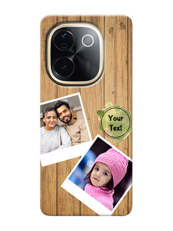 Custom Vivo T3 Pro 5G Custom Mobile Phone Covers: Wooden Texture Design