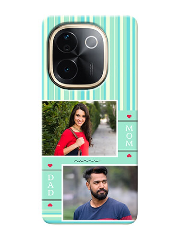 Custom Vivo T3 Pro 5G custom mobile phone covers: Mom And Dad Pic Design