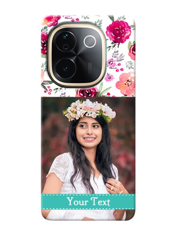 Custom Vivo T3 Pro 5G Personalized Mobile Cases: Watercolor Floral Design